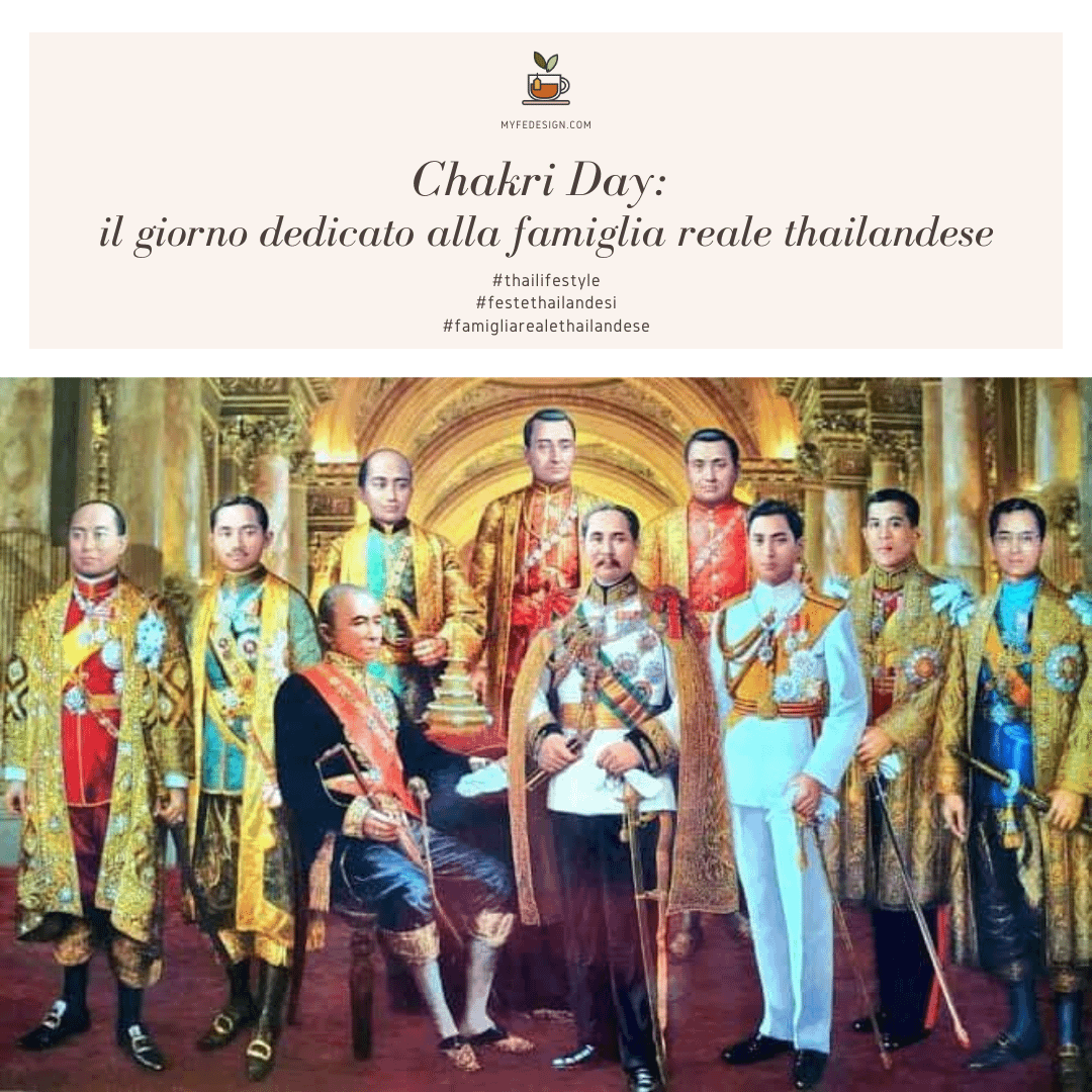 immagine che raffigura tutti i re thailandesi della dinastia Chakri