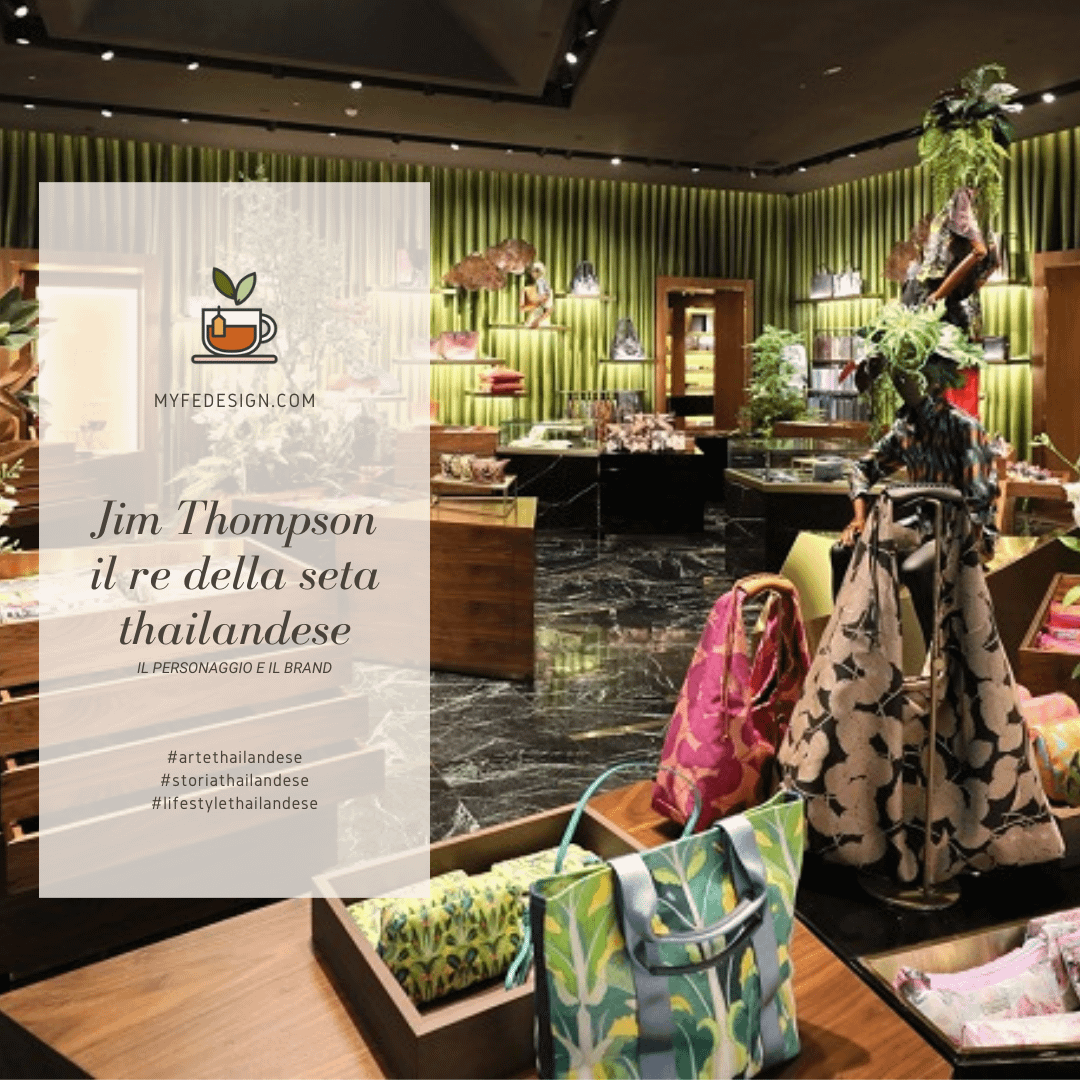 interno negozio jim thompson nel centro commerciale iconsiam di bangkok