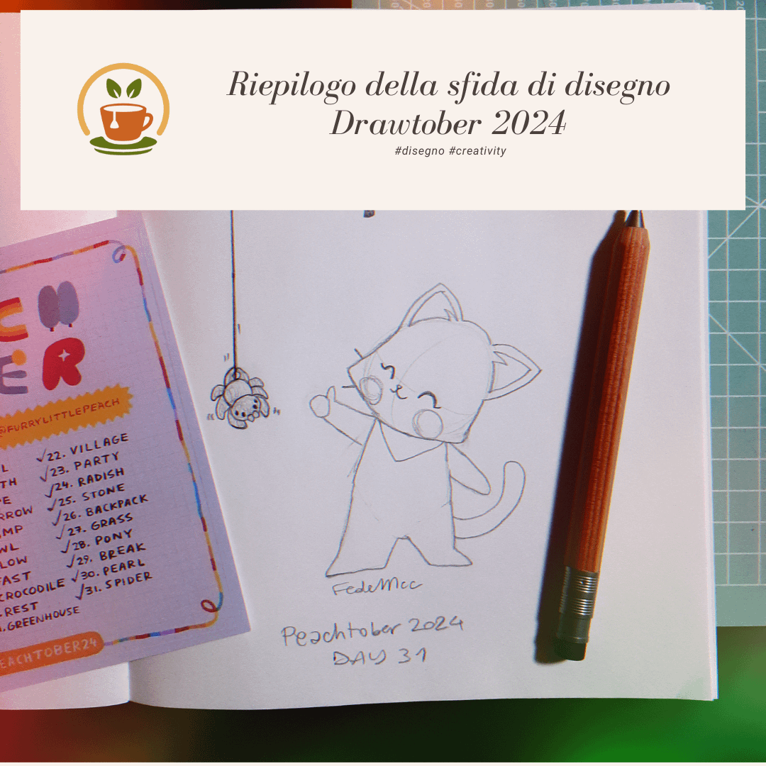 il disegno finale per la drawtober 2024