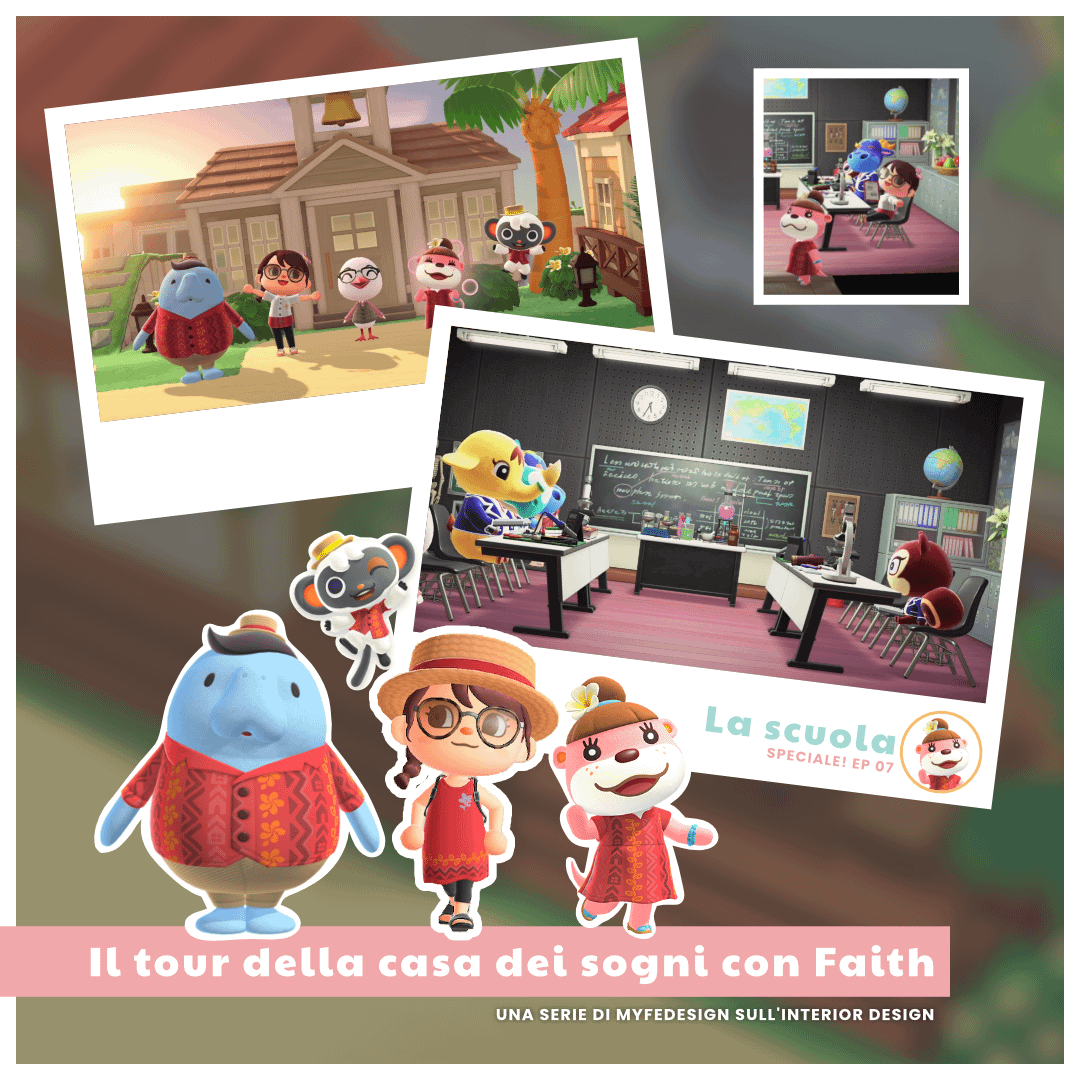 copertina della puntata 7 della serie sull'interior design dedicata alle case dei villager di animal crossing