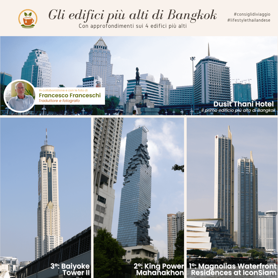 La storia degli edifici più alti di Bangkok