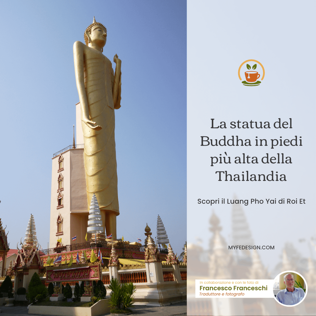 La statua del Buddha in piedi più alta della Thailandia