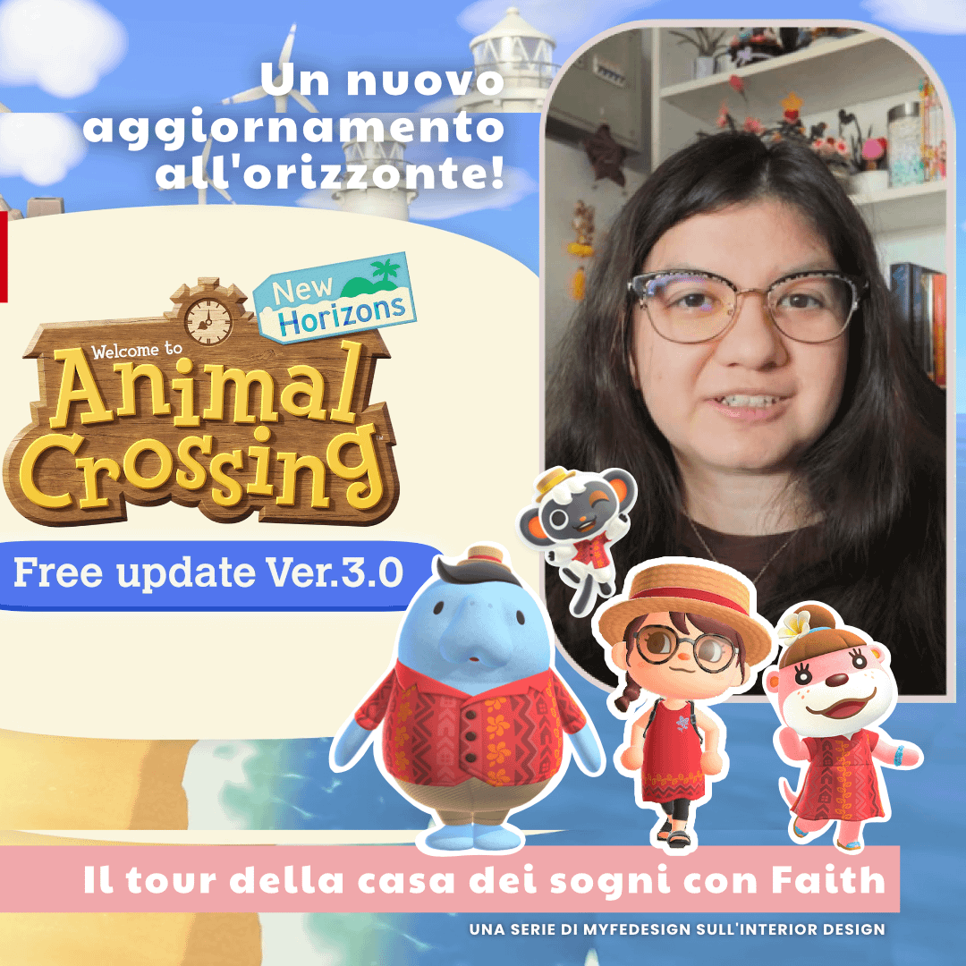 copertina per l'aggiornamento 3.0 di Animal Crossing