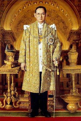 ritratto di re Rama IX