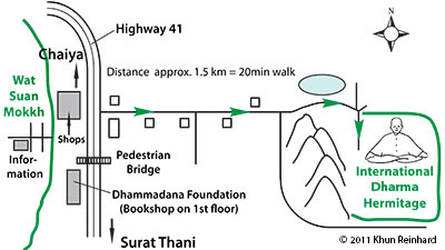Il Wat Suan Mokkh a Suratthani