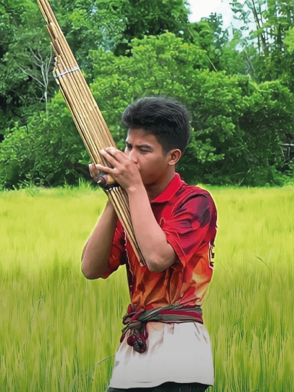 Lo strumento musicale a fiato thailandese Khaen
