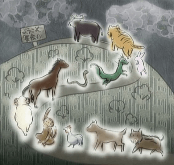 I 12 animali dell'oroscopo cinese