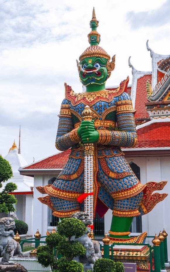 Statua di uno Yak in Thailandia