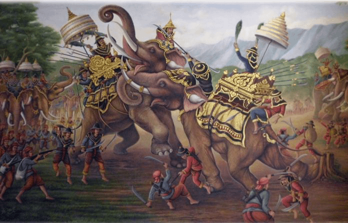 Gli elefanti in Thailandia