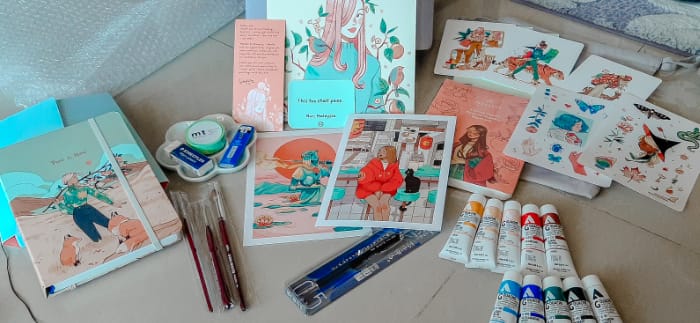 Dipingendo con i colori gouache