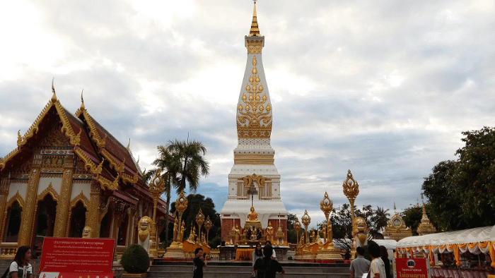 Chedi del tempio Wat Phra That Phanom di Nakhon Phanom