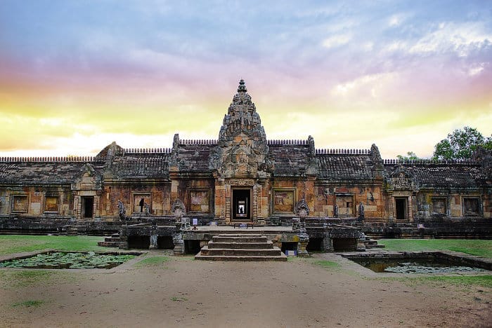Tempio thailandese della città di Buriram