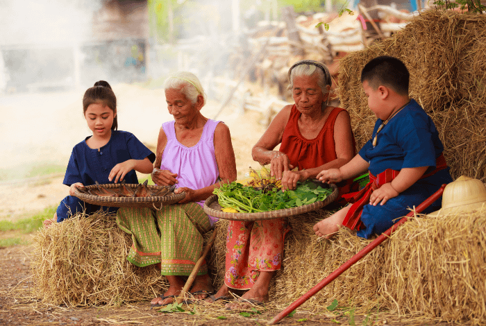 Il Sarong thailandese, o Patung