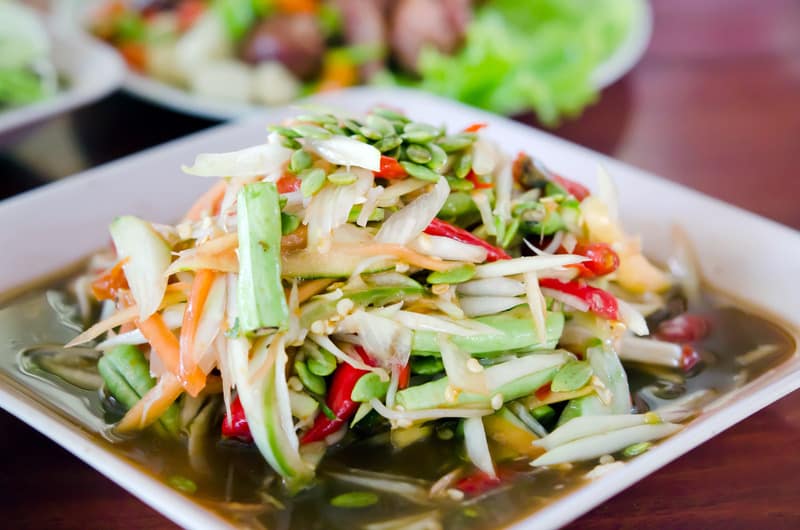Som Tam, Papaya Salad o Papaya Pok Pok