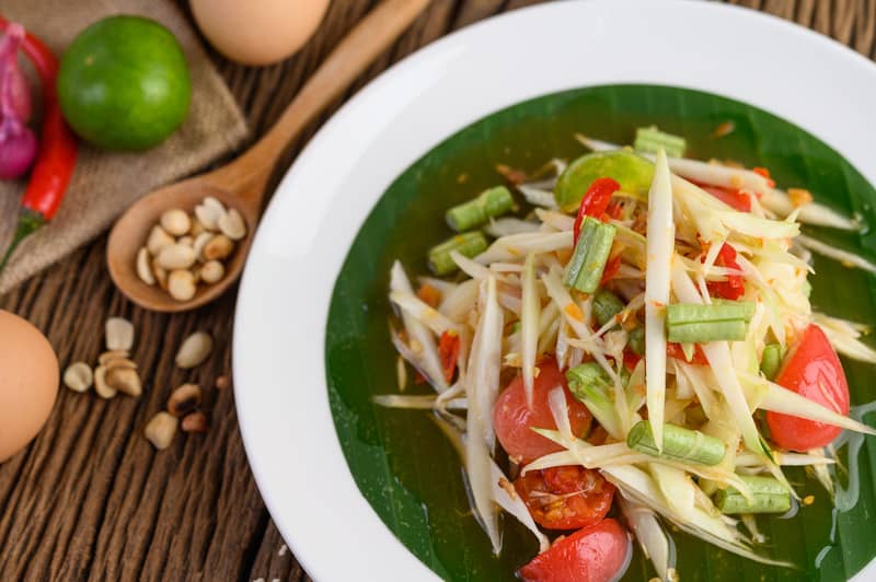 Som Tam, Papaya Salad o Papaya Pok Pok