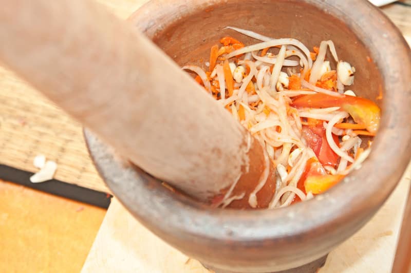 Som Tam, Papaya Salad o Papaya Pok Pok