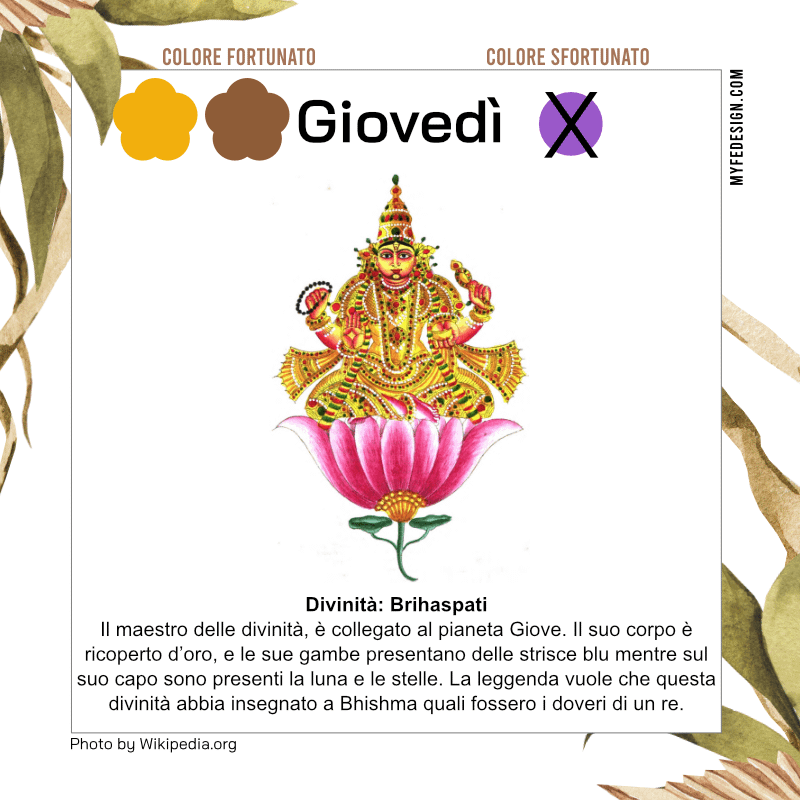 Colori e giorni della settimana in Thailandia